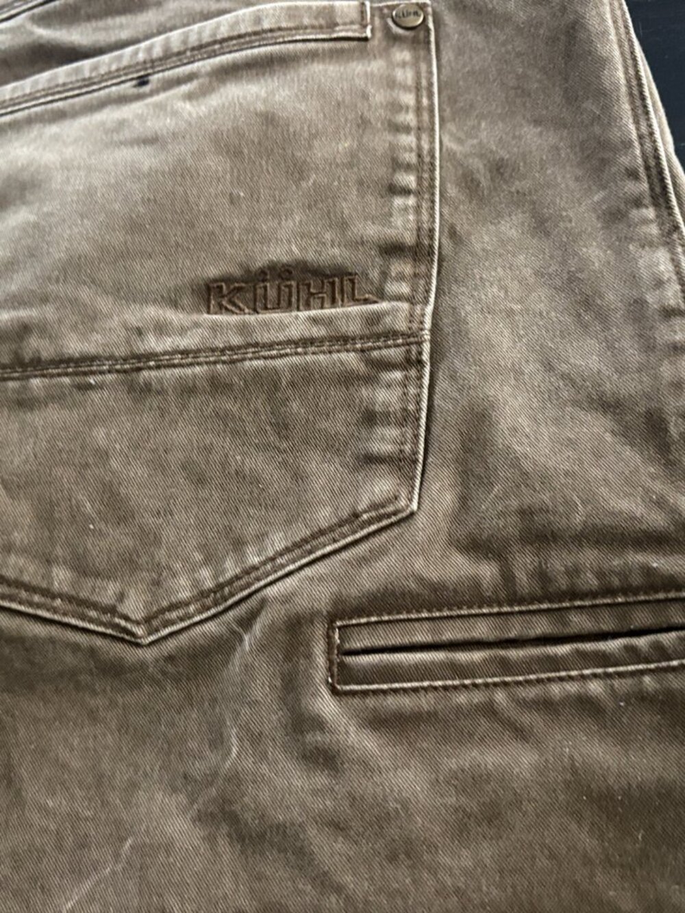 Mens Kuhl Vintage Patina Dye Free Rydr Pants 38 X 29 - Picture 3 of 13